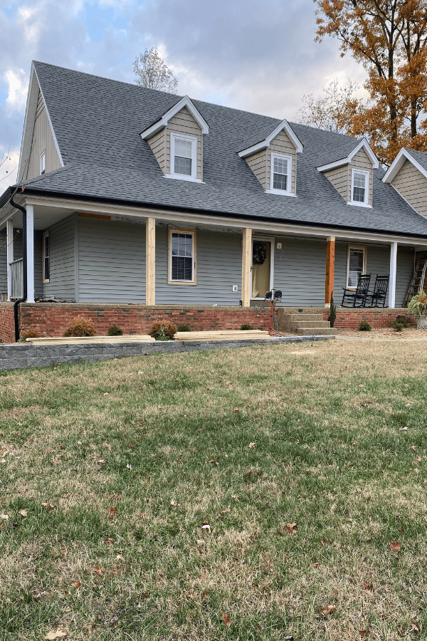 New Porch Columns